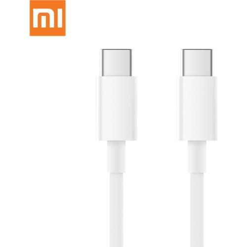 Original Xiaomi Cables USB-C TO USB-C Data Fast Cable Support 5A Current 480Mbps High Speed Transmission Data Line 150cm Length