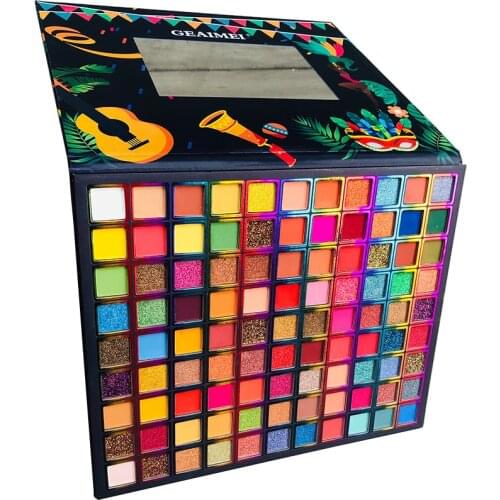 99 Color Eyeshadow Plate Brazil Eye Shadow Coloring Plate Big Colors Palette OEM