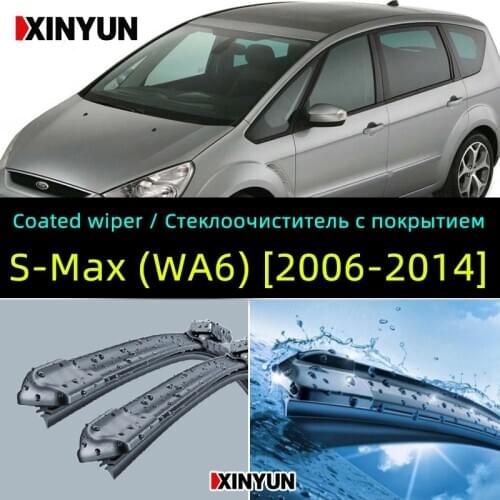 Coated wiper Front Wiper Blades For ford - S-Max (WA6) [2006-2014] Windshield Windscreen Front Window 30"+28"