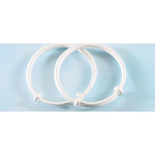 Real 999 Sterling Silver Simple and Light Childrens Push-Pull Bracelet Exquisite Fashion Charm Jewelry