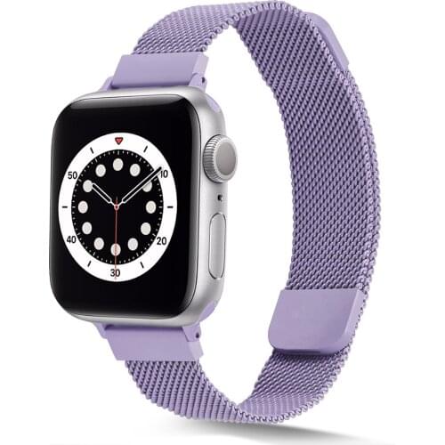 Strap For Apple watch band 44mm 40mm iWatch 42mm 38mm stainless steel Metal bracelet magnetic loop Apple watch 3 4 5 6 se