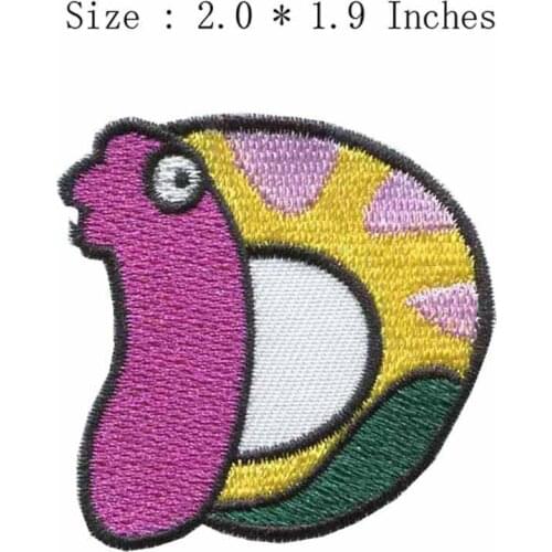 Animal letter D 2.0"wide embroidery patch for the Moon/fashion patch/fish patch