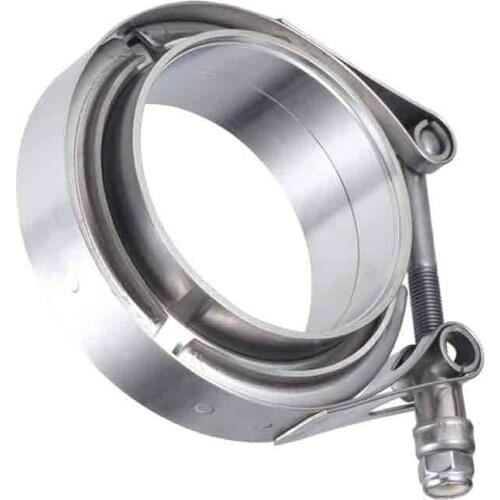 V band Clamp 1.5/1.75/2/2.25/2.36/6 inch Stainless Steel V-band Clamp Male Female Exhaust Flange Stainless Steel Vband Clamps