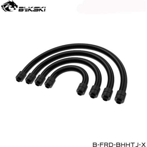 Bykski Integrated Black Hose Quick Fittings, High Temperature Resistance, Easy Water Cooling, B-FRD-BHHTJ-X cooler
