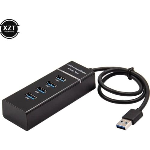 4 ports Hi-Speed HUBs High Speed 4 Port USB 3.0 Multi HUB Splitter Expansion For notbook Desktop PC Laptop Adapter USB HUB