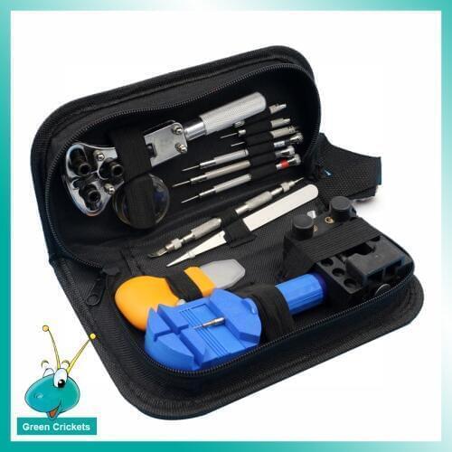 30pcs/lot watch spring bar tools kit,Watch Case Opener Strap Link Pins Remover BatteryReplacement Watch Tool for watchmaker