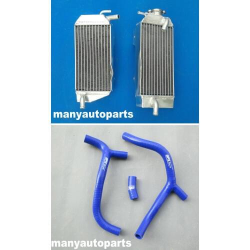 Aluminum radiator and blue hose For HONDA CRF450R crf 450 2009 2010 2011 2012