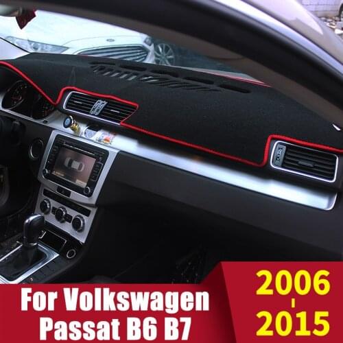 For Volkswagen VW Passat CC B6 B7 2006-15 Car Dashboard Cover Mat Avoid Light Pad Sun Shade Instrument Panel Carpets Accessories