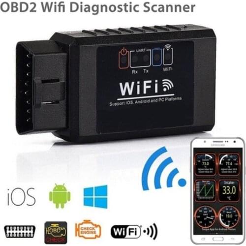 ELM327 V1.5 WIFI OBD2 Scanner ELM 327 V 1 5 wifi OBD 2 OBD2 Car Auto Diagnostic Tool ODB2 OBDII Code Reader For Android/IOS
