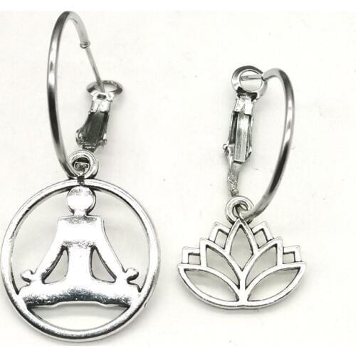 Alloy Nickel Free Indian Yoga Drop Earrings for Women Oorbellen Voor Vrouwen Kolczyki Damskie