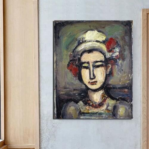 Georges Rouault Artwork Canvas Painting Print Living Room Home Decoration Modern Wall Art Oil Painting Posters Picture Framework