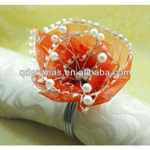 Napkin ring wholesale napkin holder lace flower