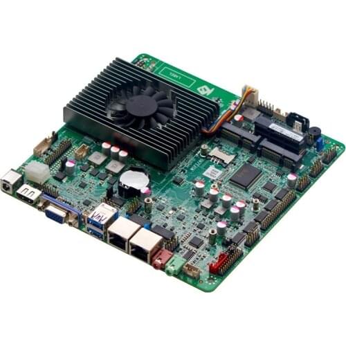 Mini itx Intel i5 4300U Dual Core 2 LAN DC 12V LVDS Mini ITX Motherboard for Kiosk POS
