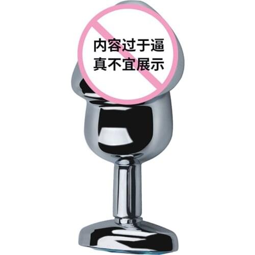 2021 New RY-181-2 Dildos Head Metal Anal Plug Sex Toys Stainless Steel Butt Plug Anal Beards for Adult Game