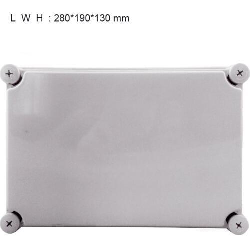 High Quality 280mm* 190mm* 130mm Waterproof electronic Plastic Enclosure Junction Box electric Holde IP67 IK08 Line Connector