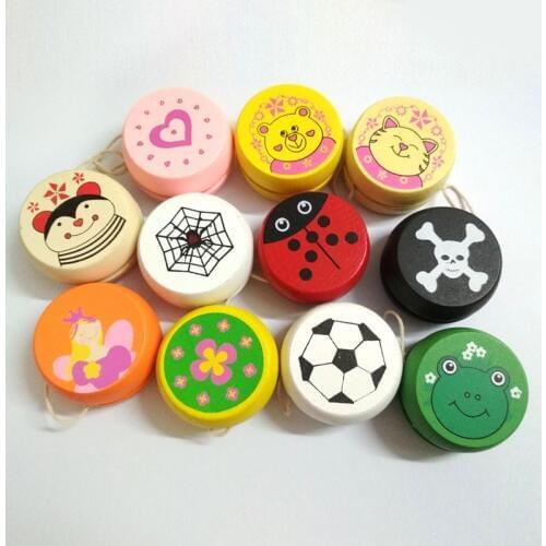 Yoyo Wooden YO-YO Ball Classic Wooden Yoyo Toys Creative design of personality Building Personality Toys For Children Gift B0907