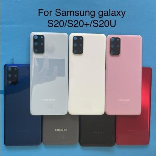 S20 Back Glass For Samsung Galaxy S20 5G S20+ Plus 5G S20 Ultra 5G Back panel Battery Glass Cover Rear Door Housing Case