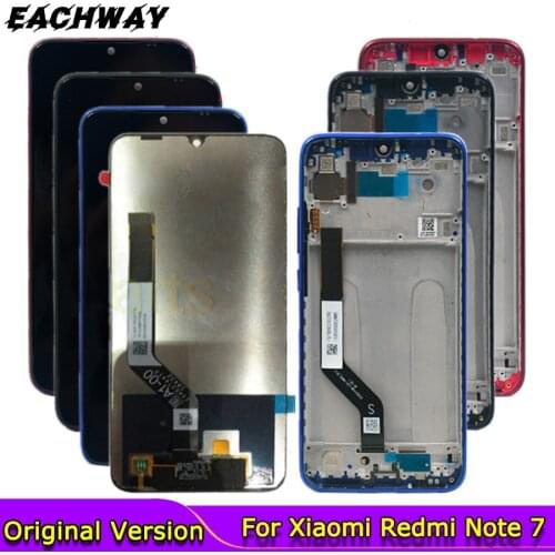 For Xiaomi Redmi Note 7 LCD Display Touch Screen Digitizer Assembly With Frame 6.3" Xiaomi Redmi Note7 Pro LCD Replacement Parts