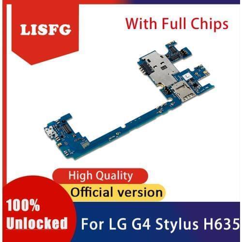 100% Unlocked Motherboard For LG G4 Stylus H635 Motherboard,Good Tested Logic Board For LG G4 Stylus H635 With Android System