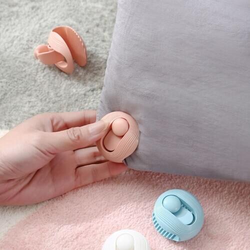 12pcs Non-slip Quilt Duvet Cover Clips Plastic Blankets Fastener Clip Non-slip Bed Cover Duvet Sheet Fixer Bed Sheet Clips