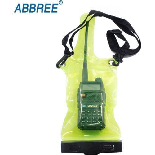 Abbree 2 way radio Waterproof Sets Holster case holder for Ham Baofeng radio case UV-5R BF-888S UV-82 Walkie Talkie