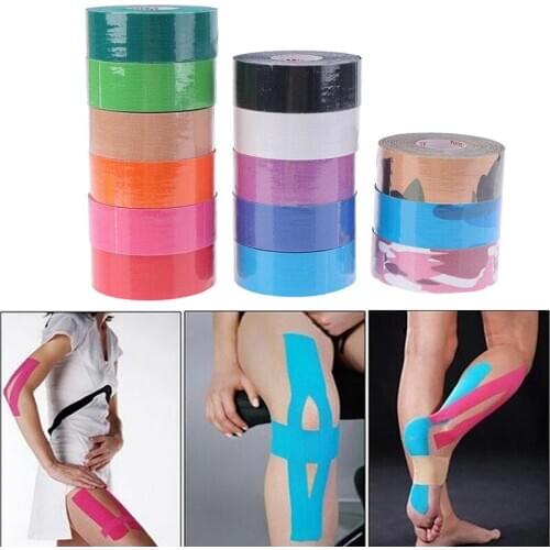 1pcs Practical Good Quality 2.5CM*5M Sports Elastic Tape Physio Strain Sports Support Muscle Bandage