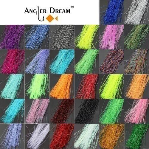 32 Bags 150pcs/Bag Fly Flies Tying Material Crystal Flash Holographic Fishing Lure Tying Making