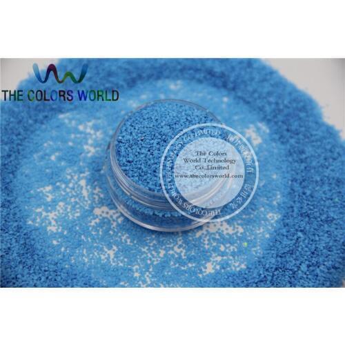 TCF505 Neon Blue Colors 0.8mm size solvent resistant glitter for nail Art nail Polish or other DIY decoration