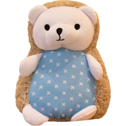 New 25cm Funny Cartoon Hedgehog Toy Creative Soft Stuffed Cute Doll Kawaii Plush Toy Home Sofa Decor Gift for Boy Girl kid