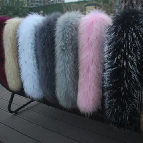 2020 winter new real raccoon fur men and women down coat accessories hat