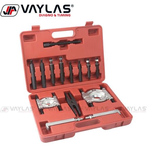 14Pcs Gearbox Bearing Double-disc Removal Tools Set Automotive Bearing Pulling Tool Pull-out Remove Tool Kit
