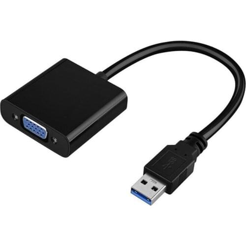 Premium USB 3.0 to VGA Adapter Converter, Full HD External Video Card Multi Monitor Adapter USB to VGA Adapter Converter Support