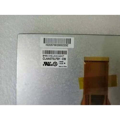 Yqwsyxl Original New 7 inch LCD screen CPT CLAA070LFB1 CW 800x480 LCD Display Screen Replacement panel