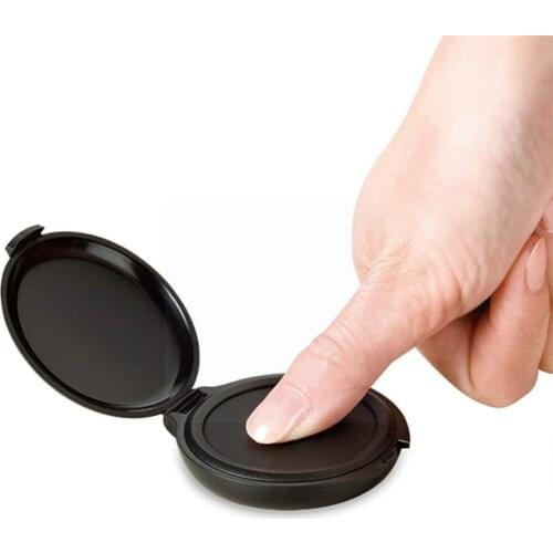 1pc Fingerprint Ink Pad Thumbprint Ink Pad For Notary Fingerprint Security Supplies Fingerprint Identification Cards Kit Id H0e5