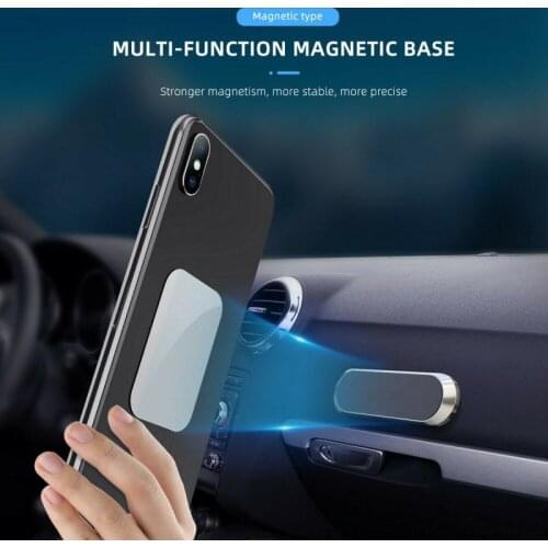 1pcs Hot mini Magnetic Car Phone Holder GPS Dashboard Metal Magnet Car Bracket Car Mount for Wall Universal Phone Holder