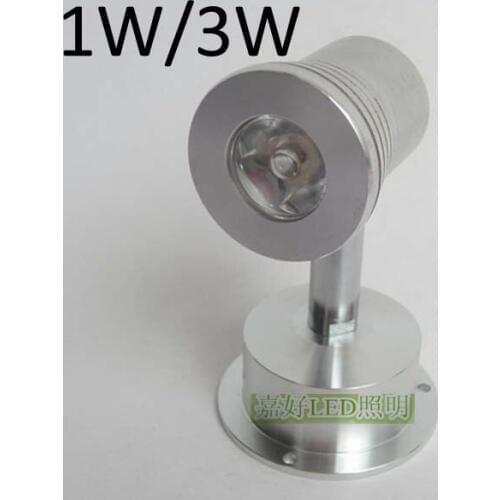 1W/3W Epistar Led Lights For Jewelry Showcase Small Size Rotatable Head