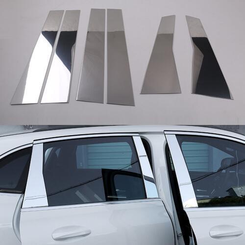 6Pcs Car Window Pillar Trim Car Styling For Mercedes Benz B Class B200 2020 Exterior Auto Parts Accessory New