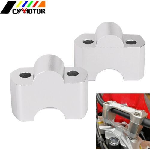 Motorcycle CNC Aluminum HandleBar Clamp Riser Adaptor For BMW G310GS G310R 2017 2018