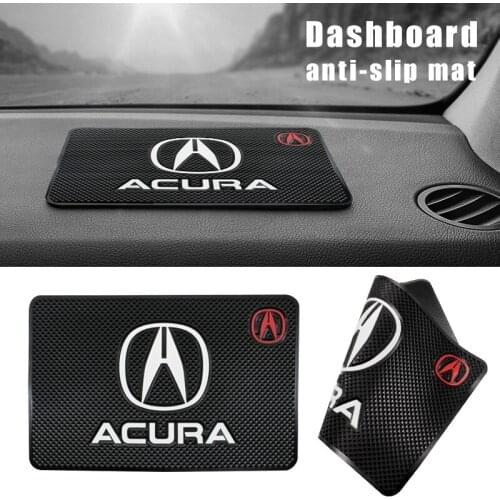 Car Dashboard Phone Holder Anti-Slip PVC Mat Auto Non-Slip Sticky Gel Pad For Acura Integra TL TLX ILX RL NSX ZDX MDX RDX TSX