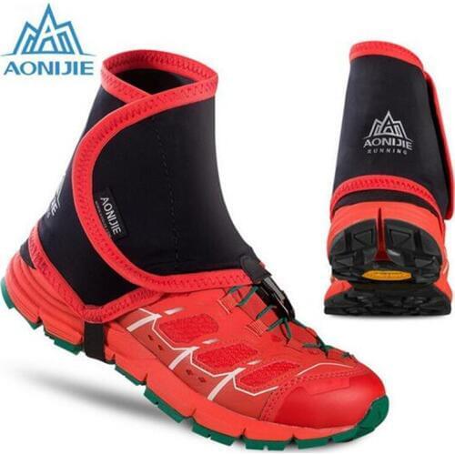 AONIJIE Outdoor Sports Running Jogging Marathon Hiking Cycling Trail Reflective Gaiters Protective Shoe Cover For Women Men