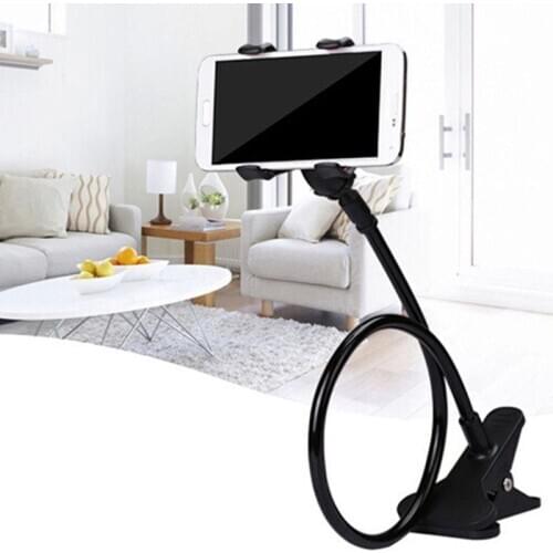 Mobile Lazy Bracket Two Clamp Flexible Phone Stand Holder for Cellphone Support 667C