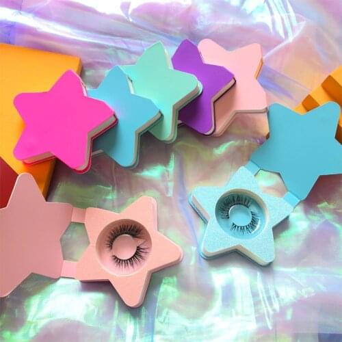 High quality Multi-Color Heterosexual eyelash box False Eyelash Packaging Lash Box Empty Case Holder Organizer lash box