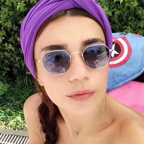 Small Square Sunglasses Luxury Men and Women Brand Designer Metallic Gold Silver Black Frame Glasses Shadow for Women UV400