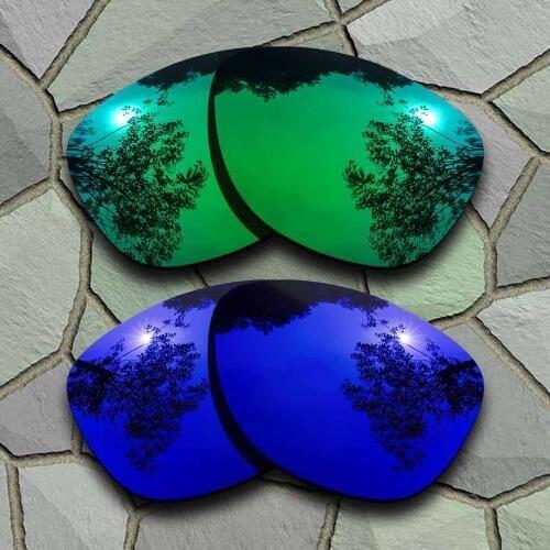 Jade Green&Violet Blue Sunglasses Polarized Replacement Lenses for Frogskins