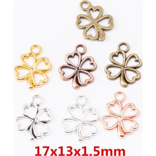 50pcs Charms leaves Pendant Bright Zinc Alloy Fit Bracelet Necklace DIY Metal Jewelry Findings 6457
