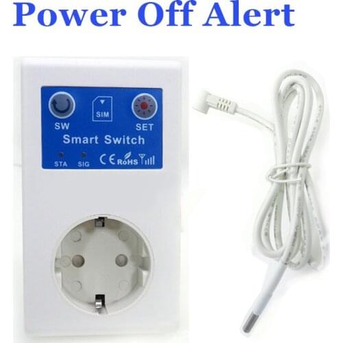 Wonderful EU GSM Power Socket Remote Control 16A Smart Power Socket Outlet Temperature Sensor Controller Plug Intelligent Relay