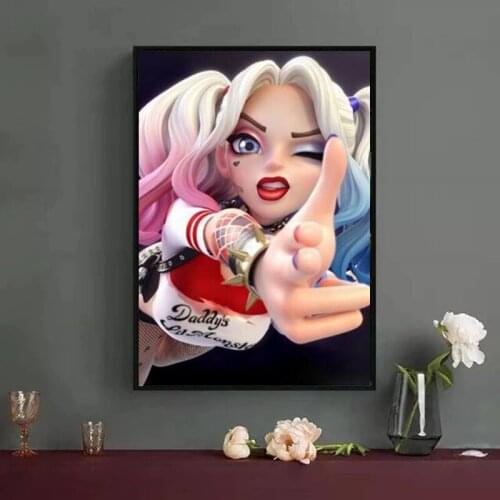 Modern Comic Art Prints Hip Hop Nordic Pop Art Poster Canvas Wall Picture Living Room Bedroom Decoration Anime Posters