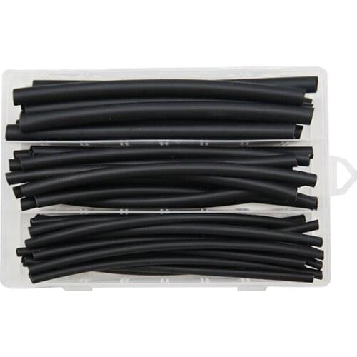 45PCS Heat Shrink Sleeving Tube Polyolefin Insulation shrink wrap Electrical Wire Cable Waterproof Shrinkage 4:1 termoretractil