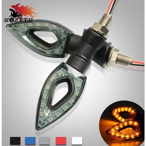 Universal Motorcycle LED Turn Signal Indicators light Amber Light Lamp For 200 250 390 690 990 RC SMC/SMCR Enduro R