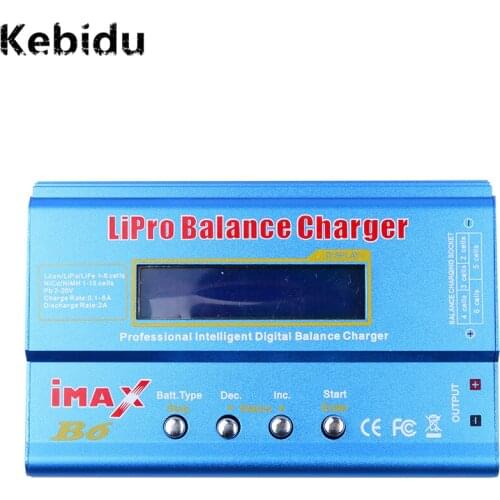 80W iMAX B6 Lipro NiMh Li-ion Ni-Cd RC Battery Balance Digital Charger Discharger For Walkera x350 pro RC Helicopter Quadcopter